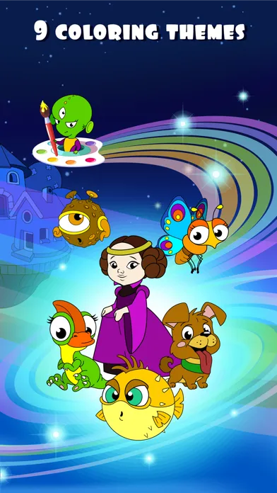 Tangkapan layar Coloring Games for 3 years old