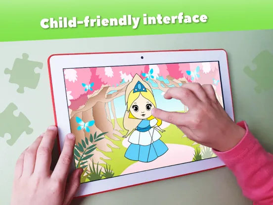 Baby Puzzle Game shapes forms iPad  스크린샷