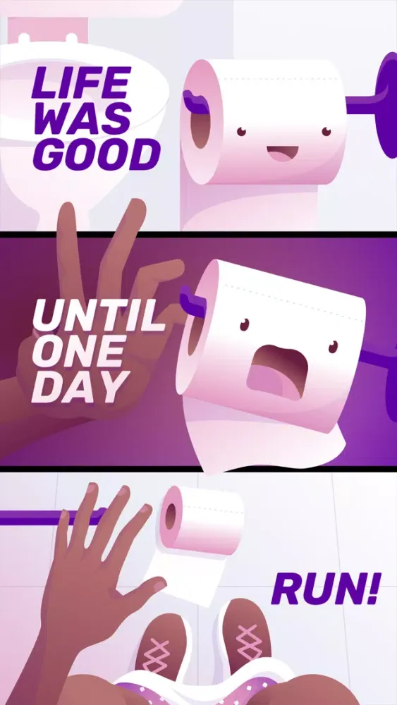 Toilet Paper Run سکرین شاٹس