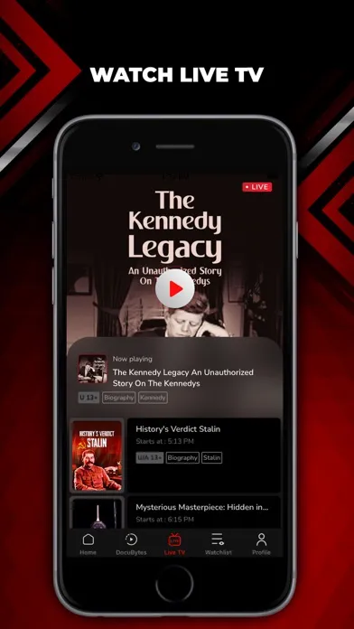 Zrzuty ekranu DocuBay - Watch Documentaries