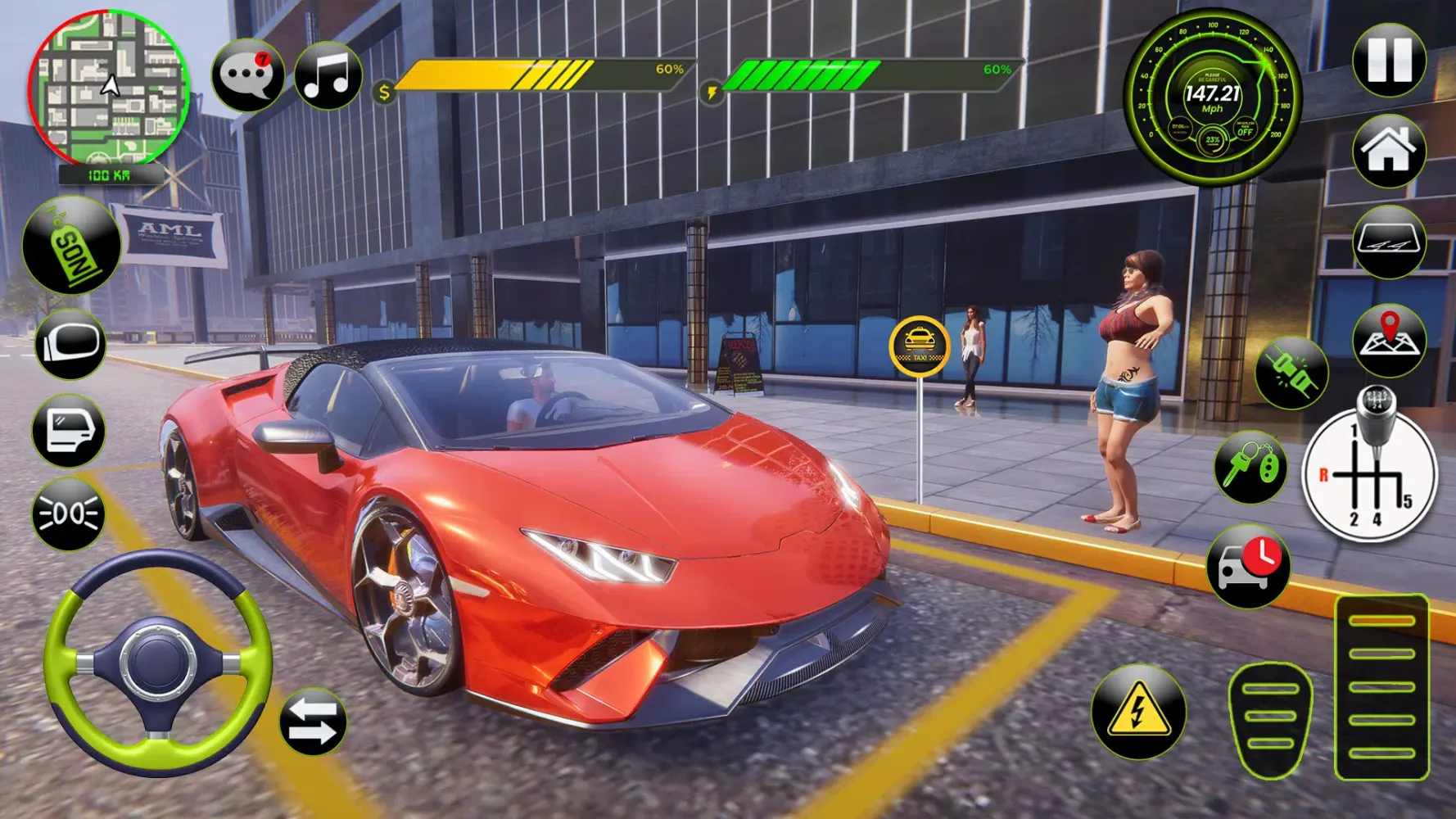 Car Game Simulator Racing Car Ekran Görüntüleri