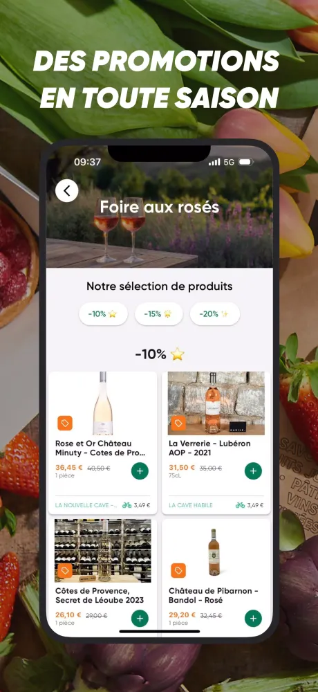 Скриншоты epicery - Courses à Domicile