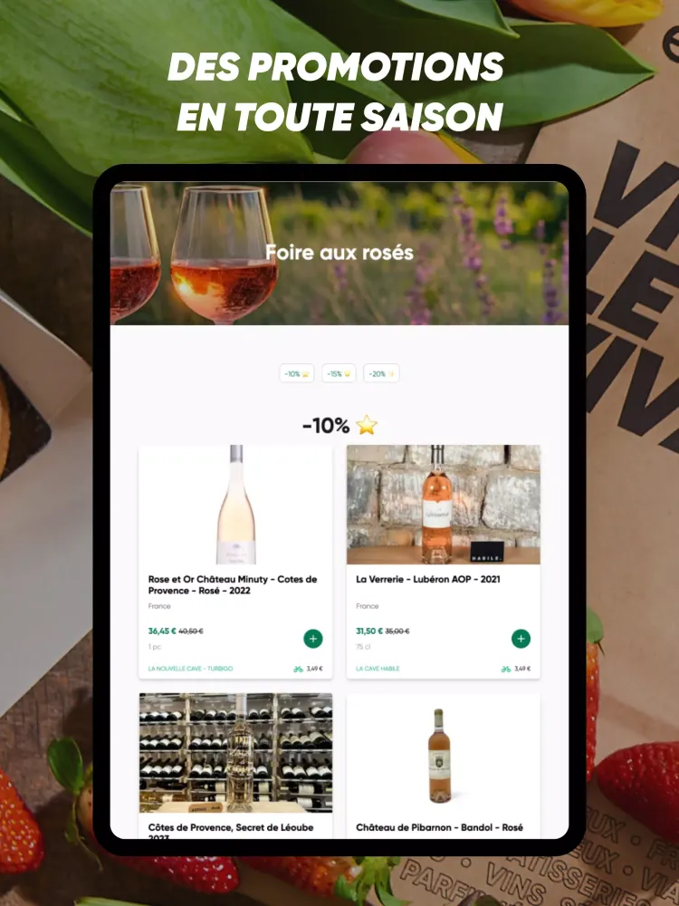 Скриншоты epicery - Courses à Domicile