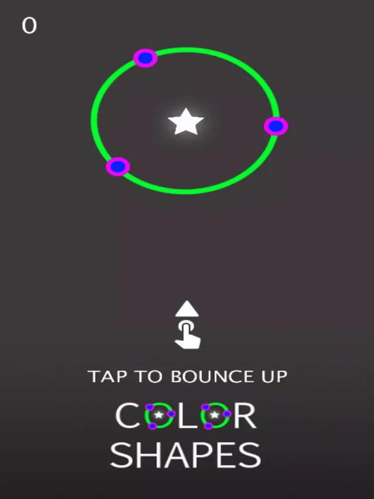 Tangkapan skrin Color Shapes: Endless Jump Game iPad 