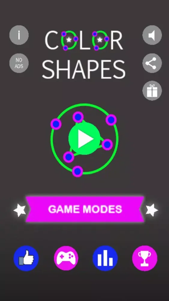 Tangkapan skrin Color Shapes: Endless Jump Game