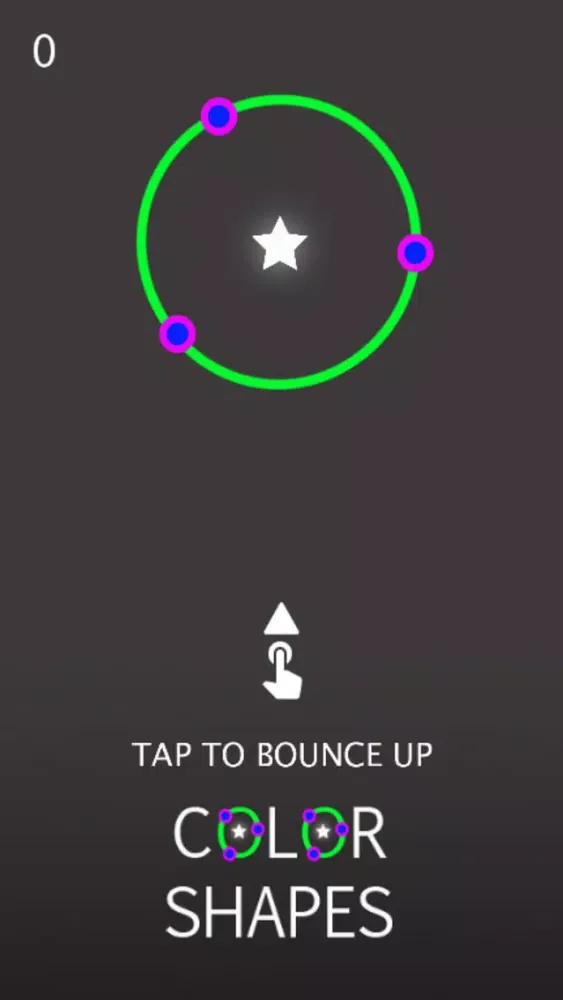 Tangkapan skrin Color Shapes: Endless Jump Game