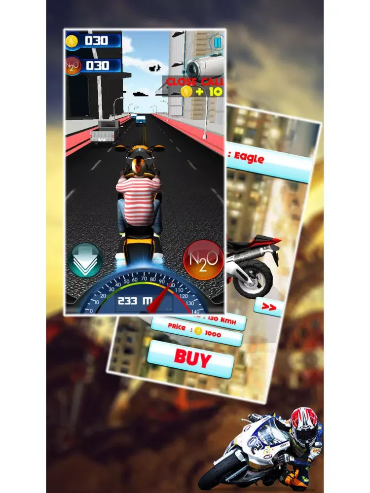 Traffic Moto Road Highway Riders - Road Racer iPad  Screenshots