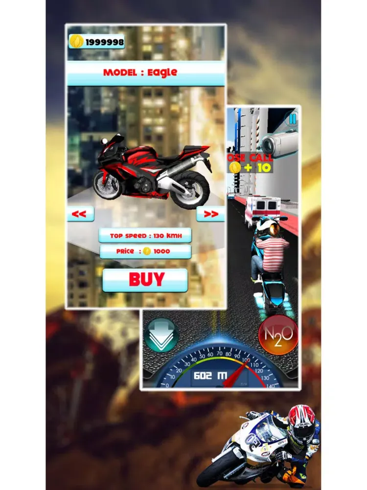 Traffic Moto Road Highway Riders - Road Racer iPad  Screenshots