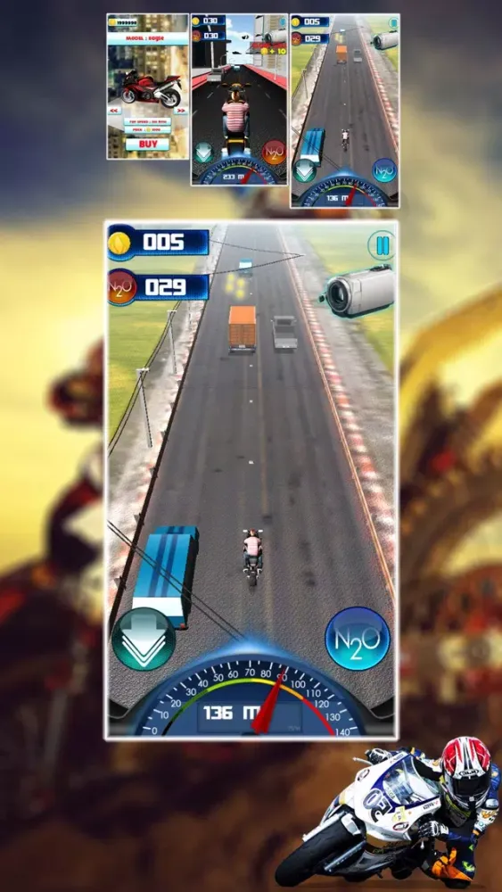 Traffic Moto Road Highway Riders - Road Racer Screenshots