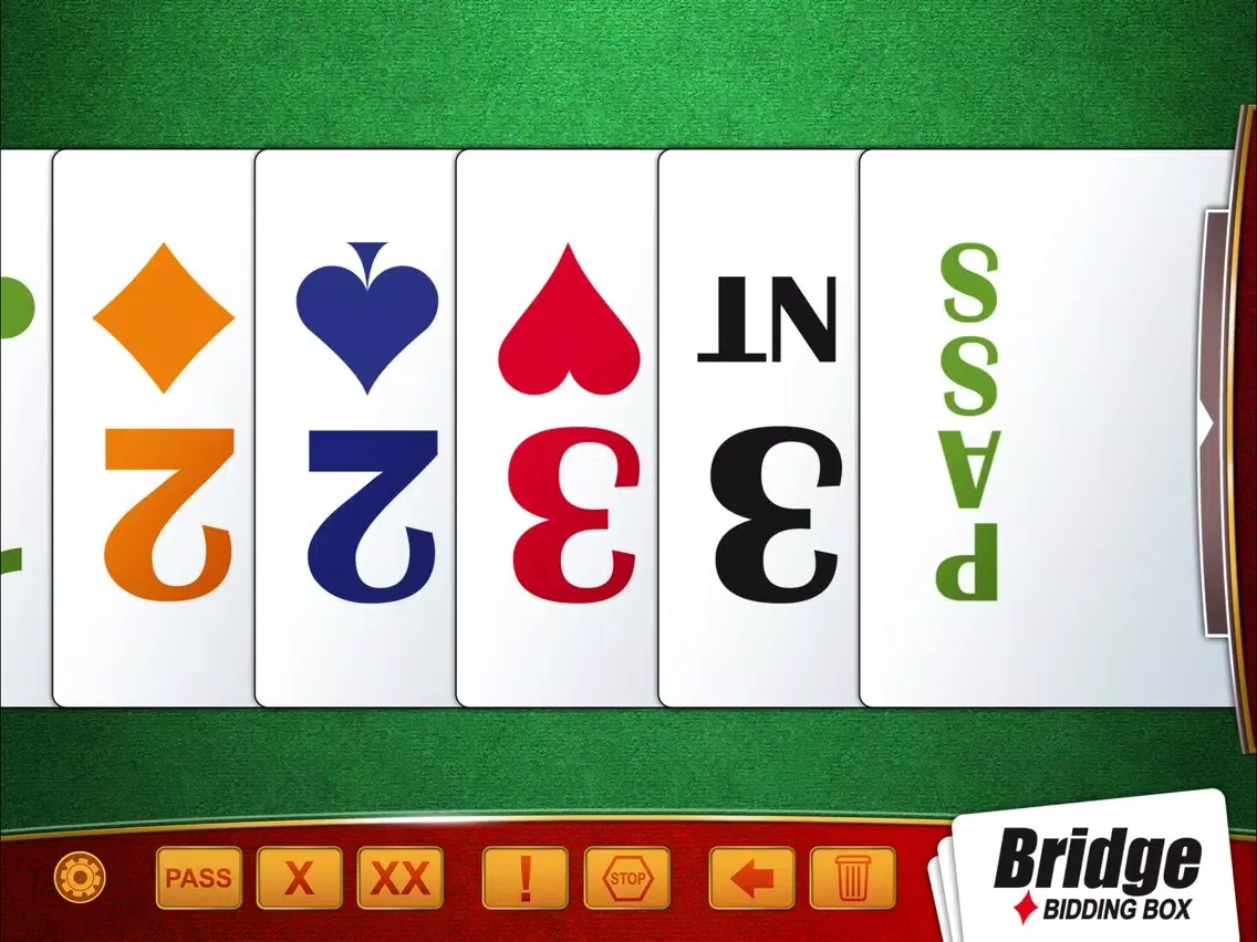 تصاویر Bridge Bidding Box iPad 