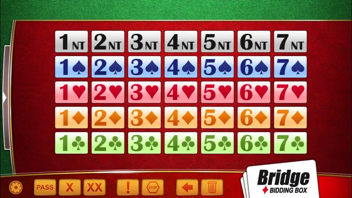 تصاویر Bridge Bidding Box
