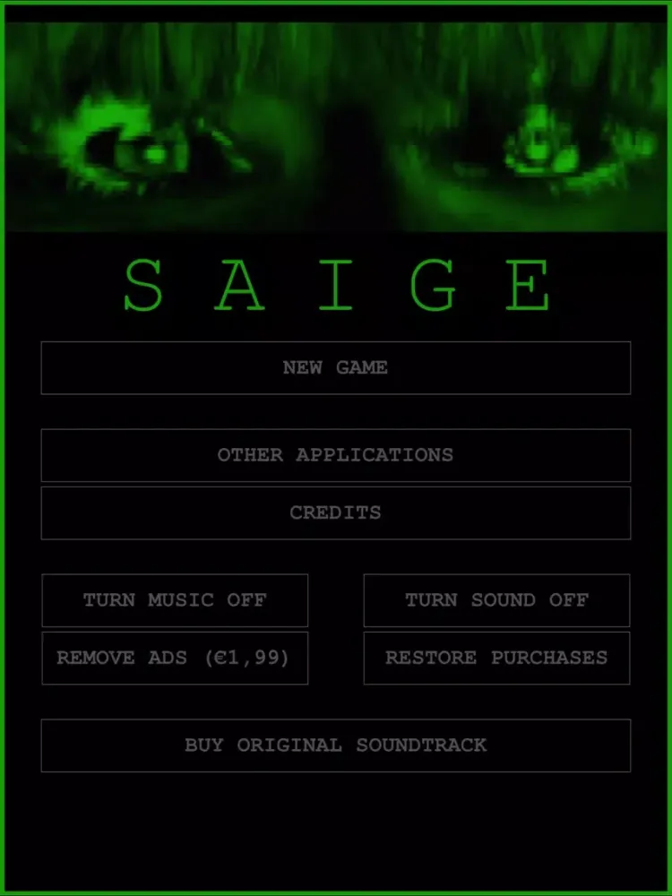 Saige Cyberpunk Adventure Game iPad 应用截图