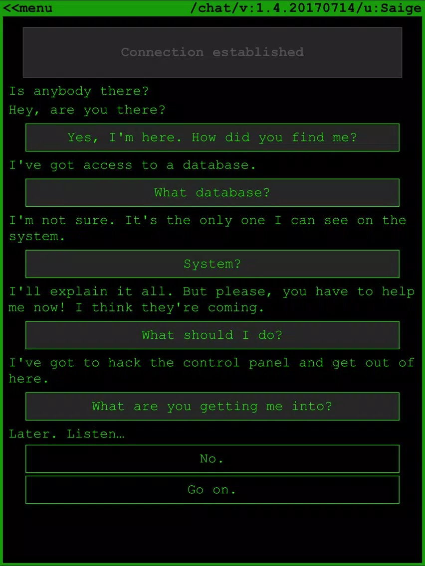 Capturas de pantalla de Saige Cyberpunk Adventure Game iPad 