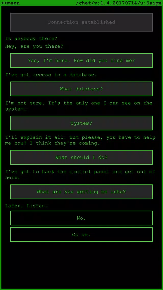 Capturas de pantalla de Saige Cyberpunk Adventure Game