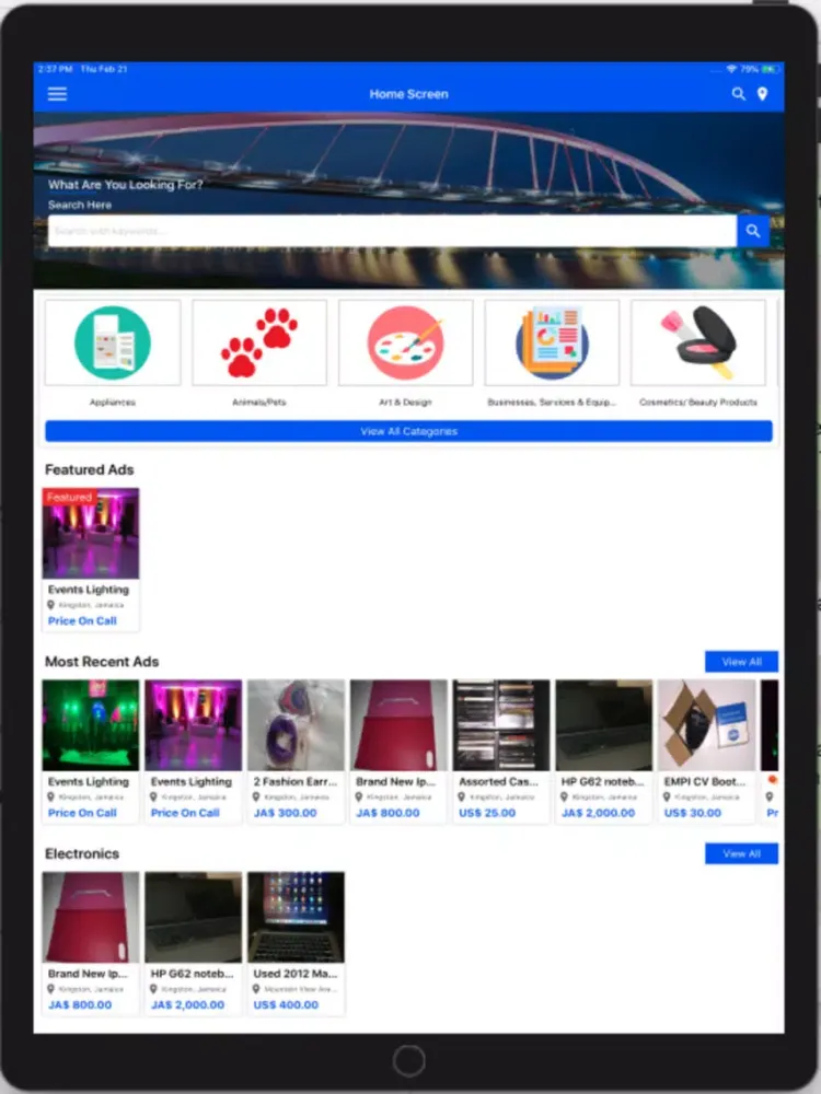 Capturas de tela do EpicLinx - #1 Classified Ads iPad 