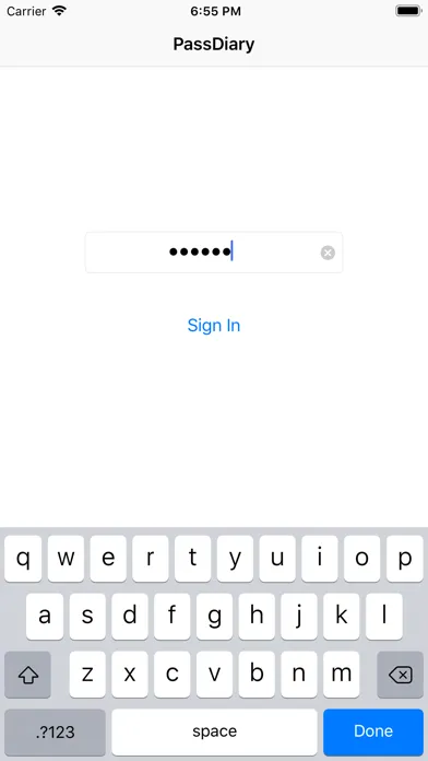 PassDiary Password Manager স্ক্রিনশট