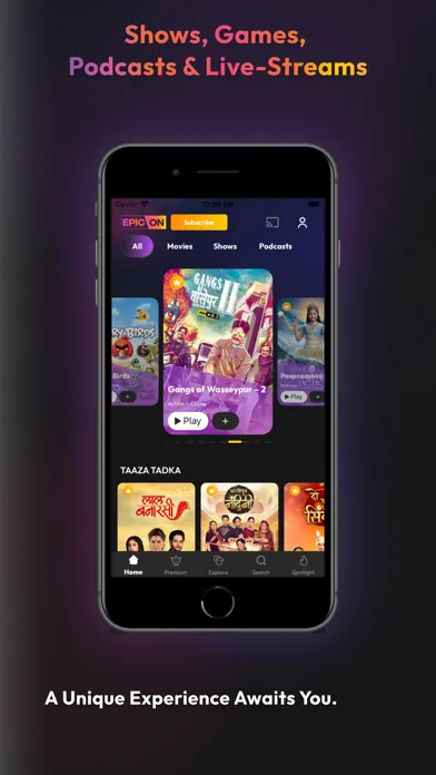 EPIC ON - Originals, Movies Ekran Görüntüleri