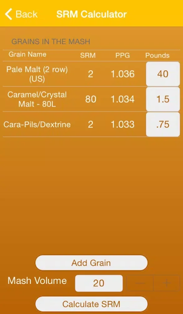 Capturas de pantalla de BrewMate Toolbelt