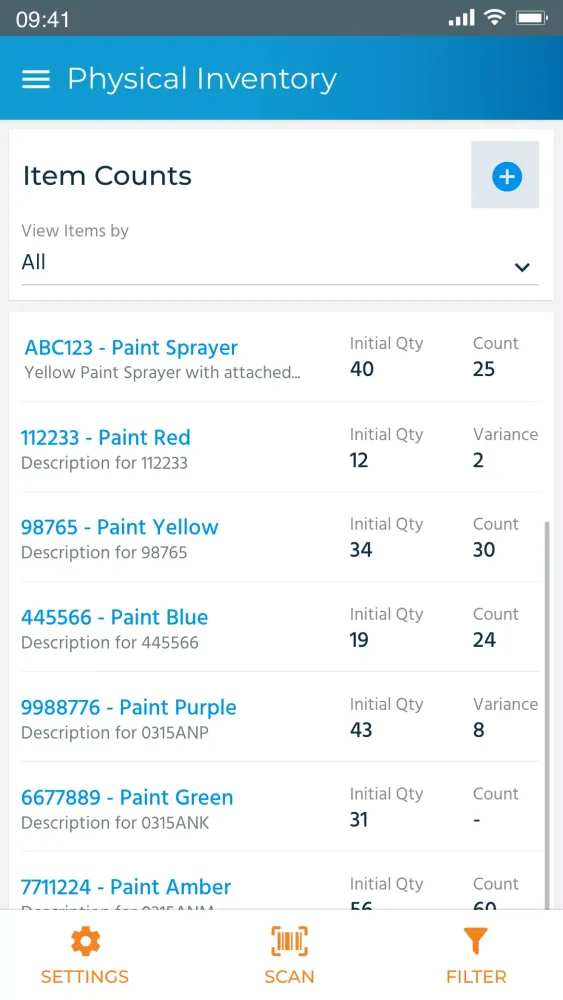 ภาพหน้าจอของ Epicor Mobile+