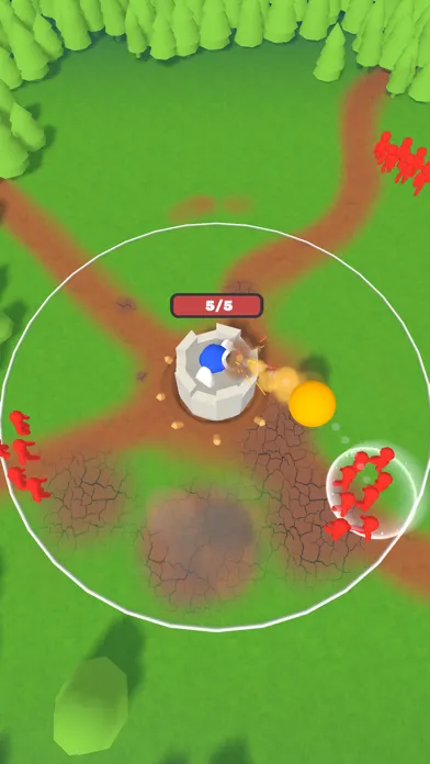 Ảnh chụp màn hình của Circle Cannon