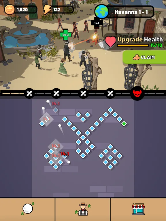 Outbreak: Idle RPG iPad  Screenshots