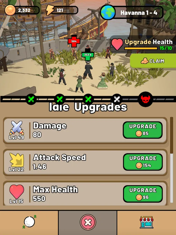 Outbreak: Idle RPG iPad  Screenshots