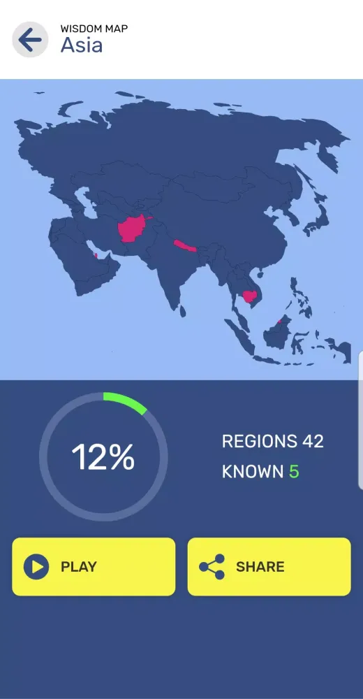 Map Quiz World Geography Screenshots