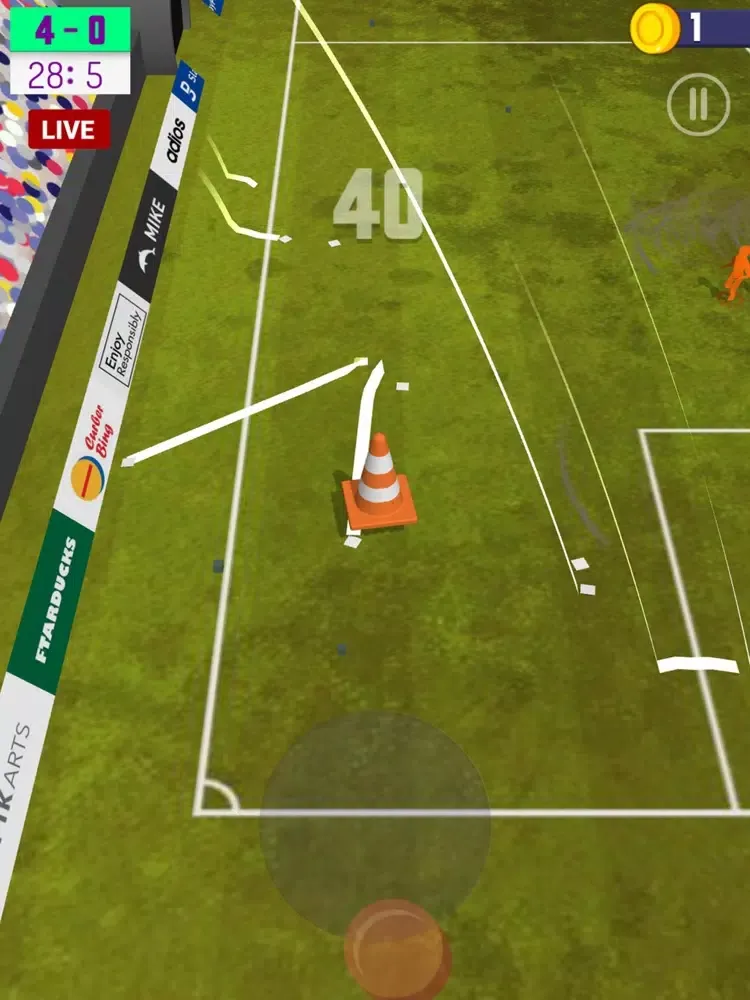 ภาพหน้าจอของ Hooligan Run 3D iPad 