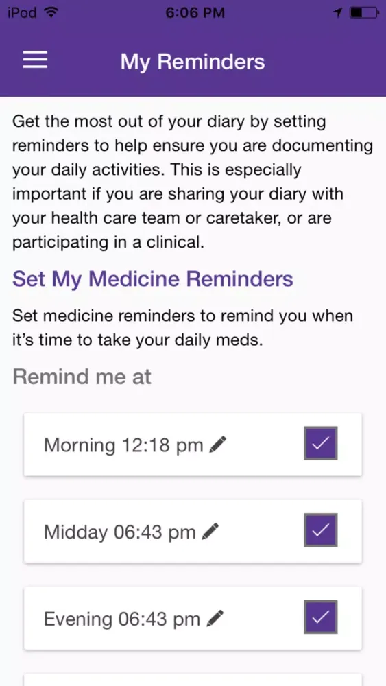 Ảnh chụp màn hình của My Seizure Diary