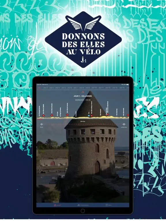 Скриншоты Donnons des Elles au Vélo iPad 
