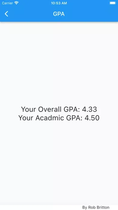 EHS GPA Screenshots