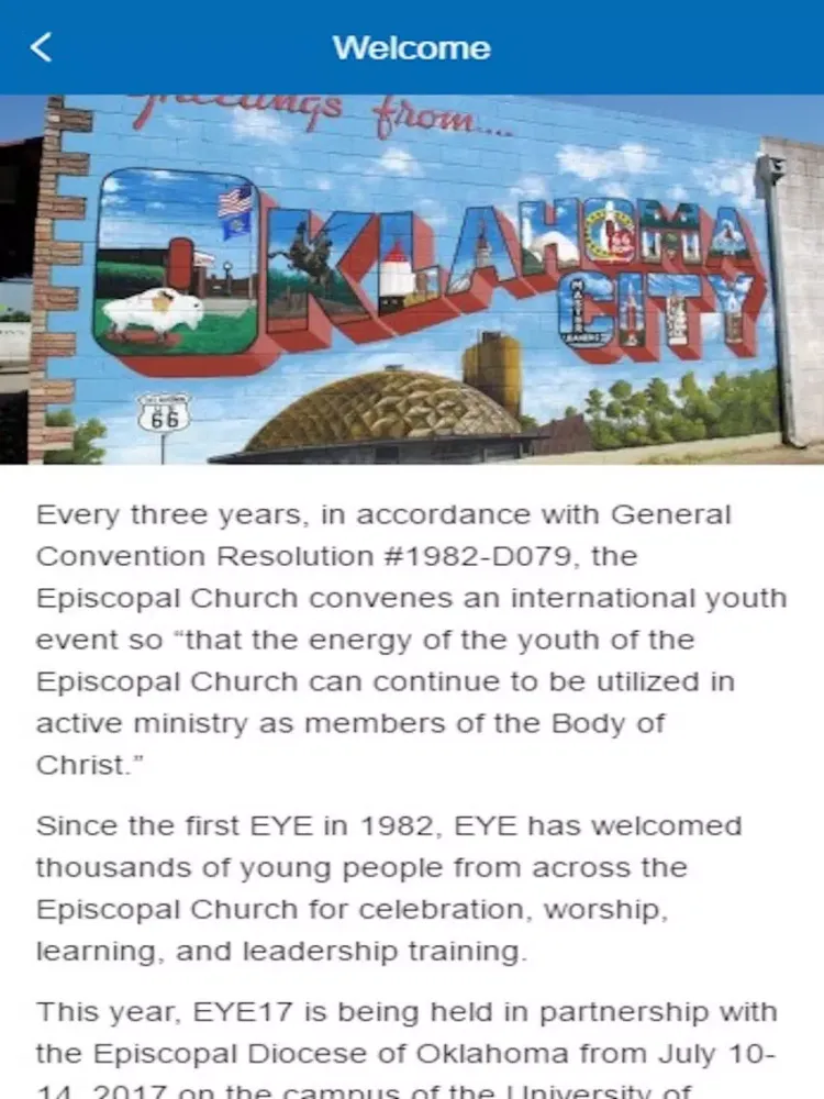 EpiscopalYouthEvent iPad  Screenshots