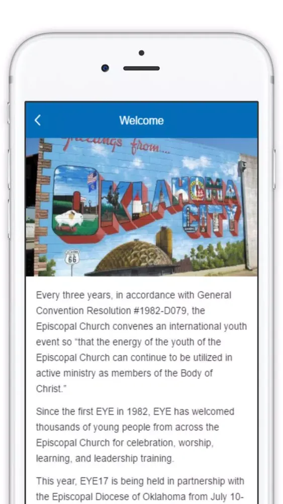 EpiscopalYouthEvent Screenshots