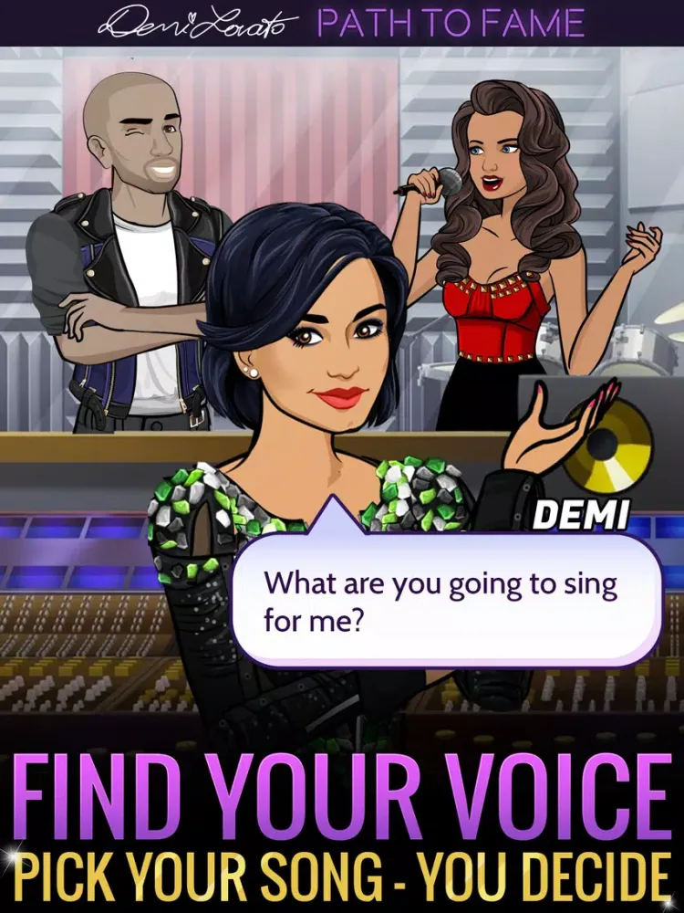 Capturas de pantalla de Demi Lovato: Path to Fame iPad 