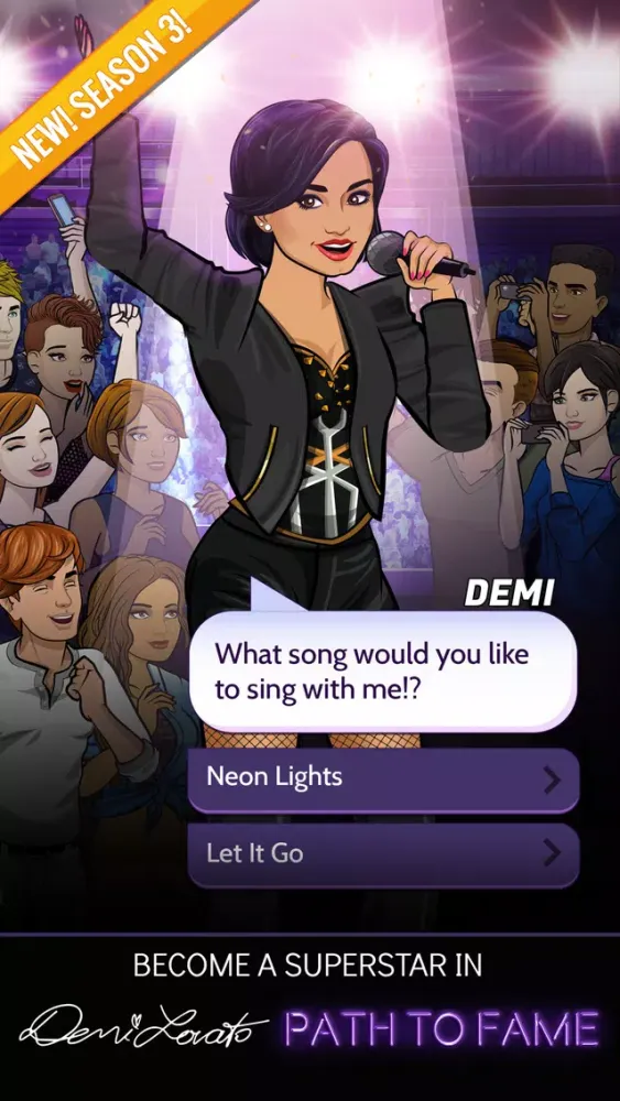 Capturas de pantalla de Demi Lovato: Path to Fame