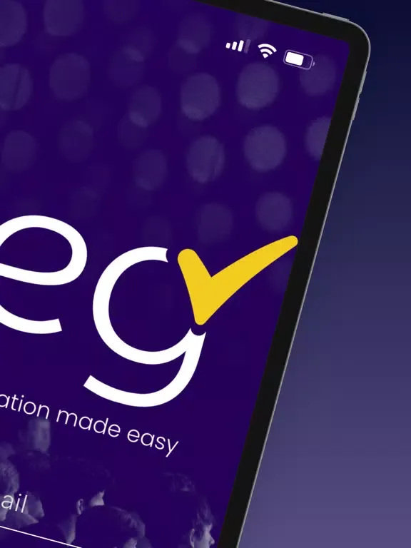 Скриншоты Reg checkin app iPad 