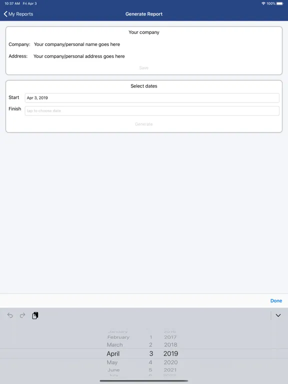 Скриншоты Temperature Log Book iPad 