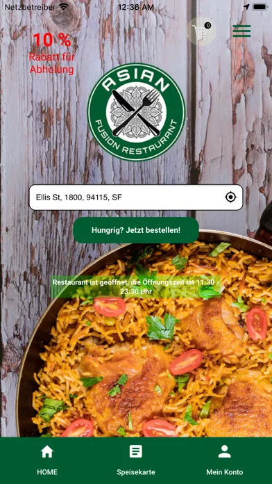 Asian Fusion Restaurant سکرین شاٹس