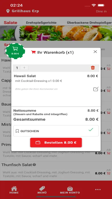 Grillhaus Erp Screenshots