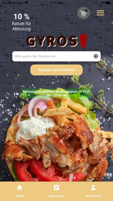 Zrzuty ekranu Gyros bei Mitsos