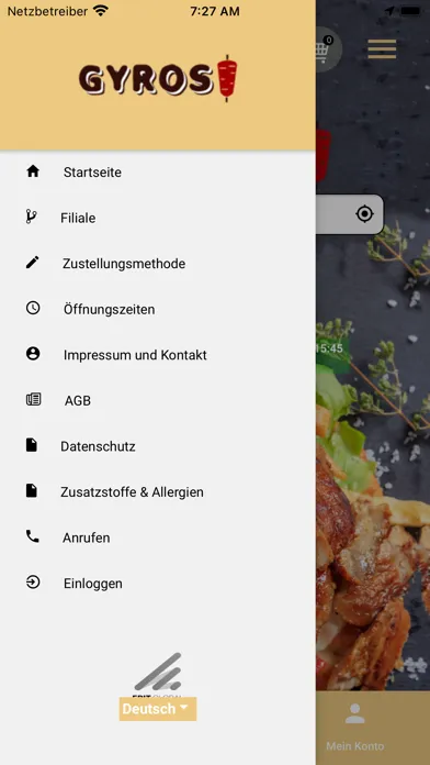 Zrzuty ekranu Gyros bei Mitsos
