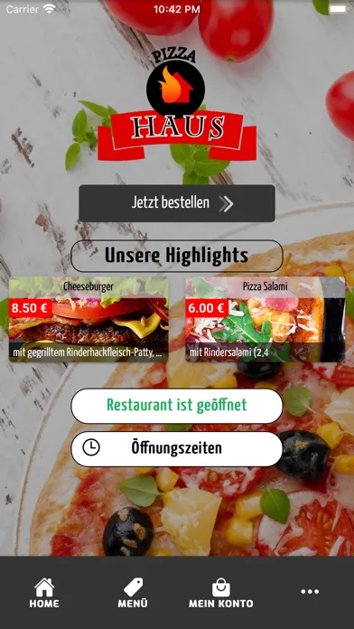 Zrzuty ekranu Pizzahaus - Herne