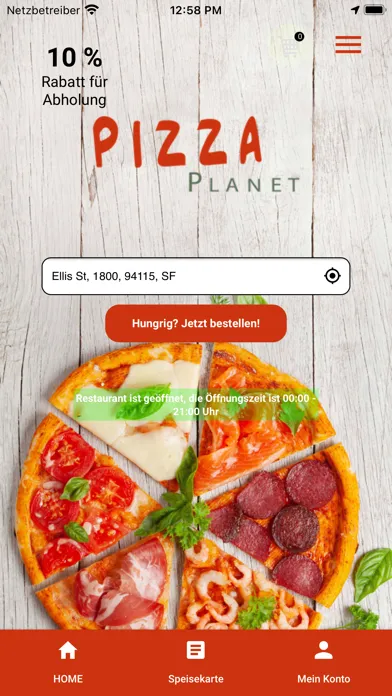 ภาพหน้าจอของ Pizza Planet Hilden