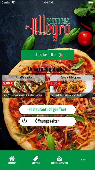 Ảnh chụp màn hình của Pizzeria Allegro Due