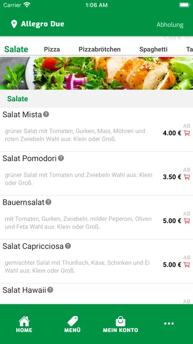 Ảnh chụp màn hình của Pizzeria Allegro Due