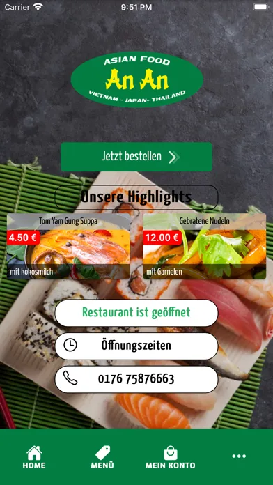 Captures d'écran de Asia Food An An