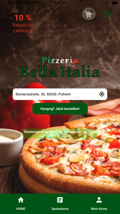 Zrzuty ekranu Bella Italia Pulheim