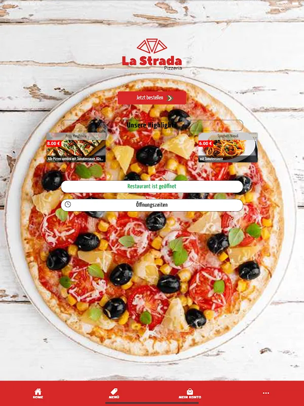 Capturas de pantalla de La Strada Pizzeria Stolberg