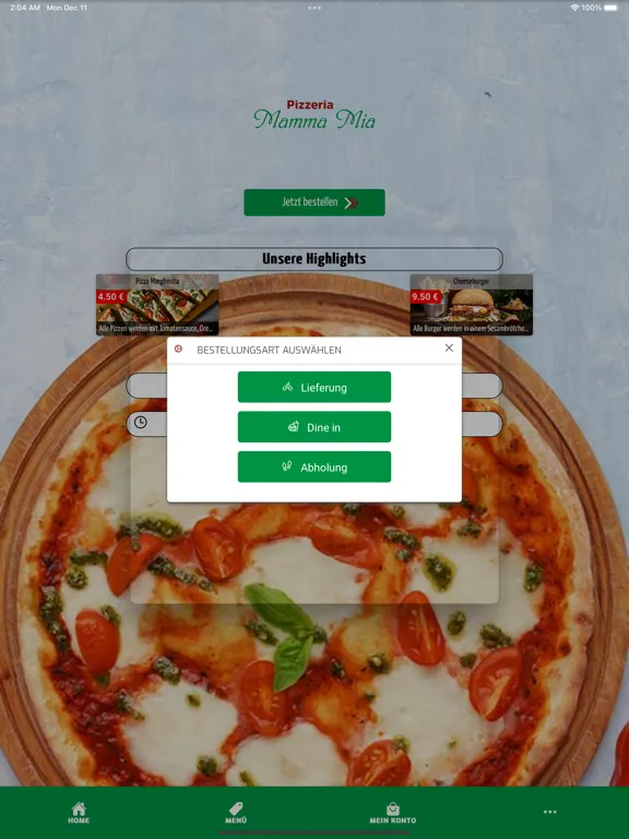 Pizzeria Mamma Mia Dortmund iPad  سکرین شاٹس