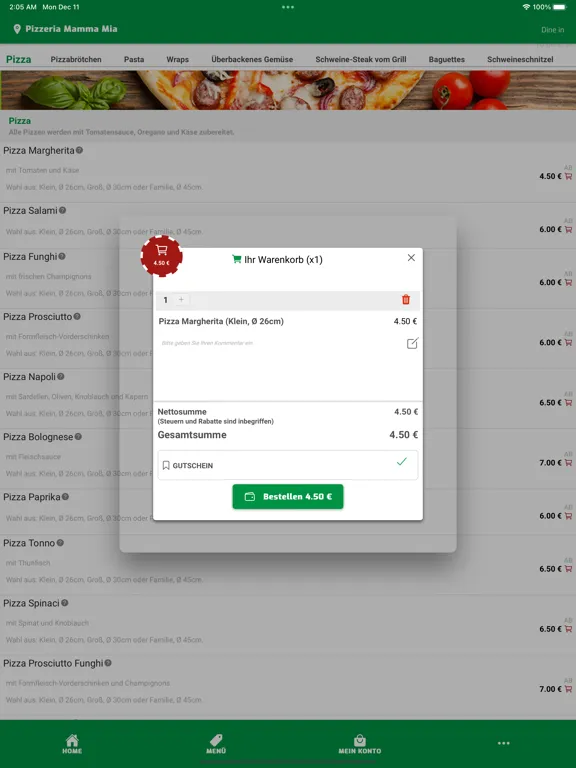 Pizzeria Mamma Mia Dortmund iPad  سکرین شاٹس